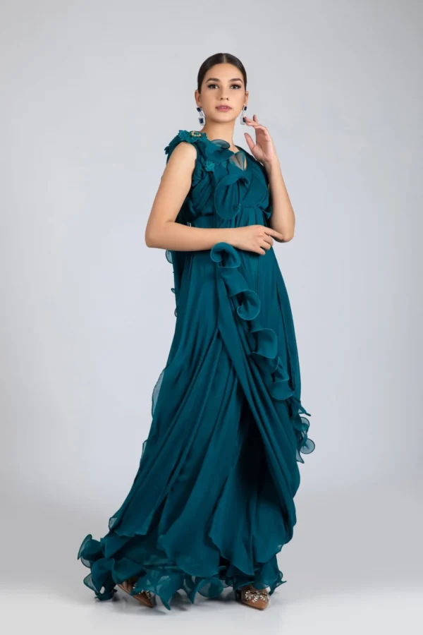 Luxury Pret 30004-EmeraldGreen By Ayesha Somaya