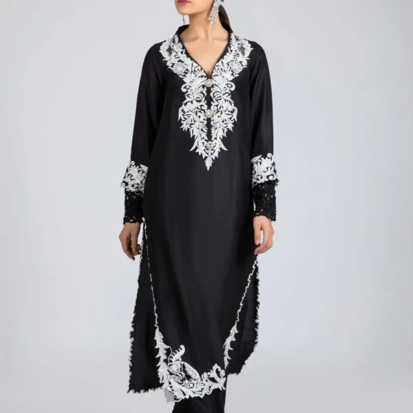 Luxury Pret 30014-Black By Ayesha Somaya