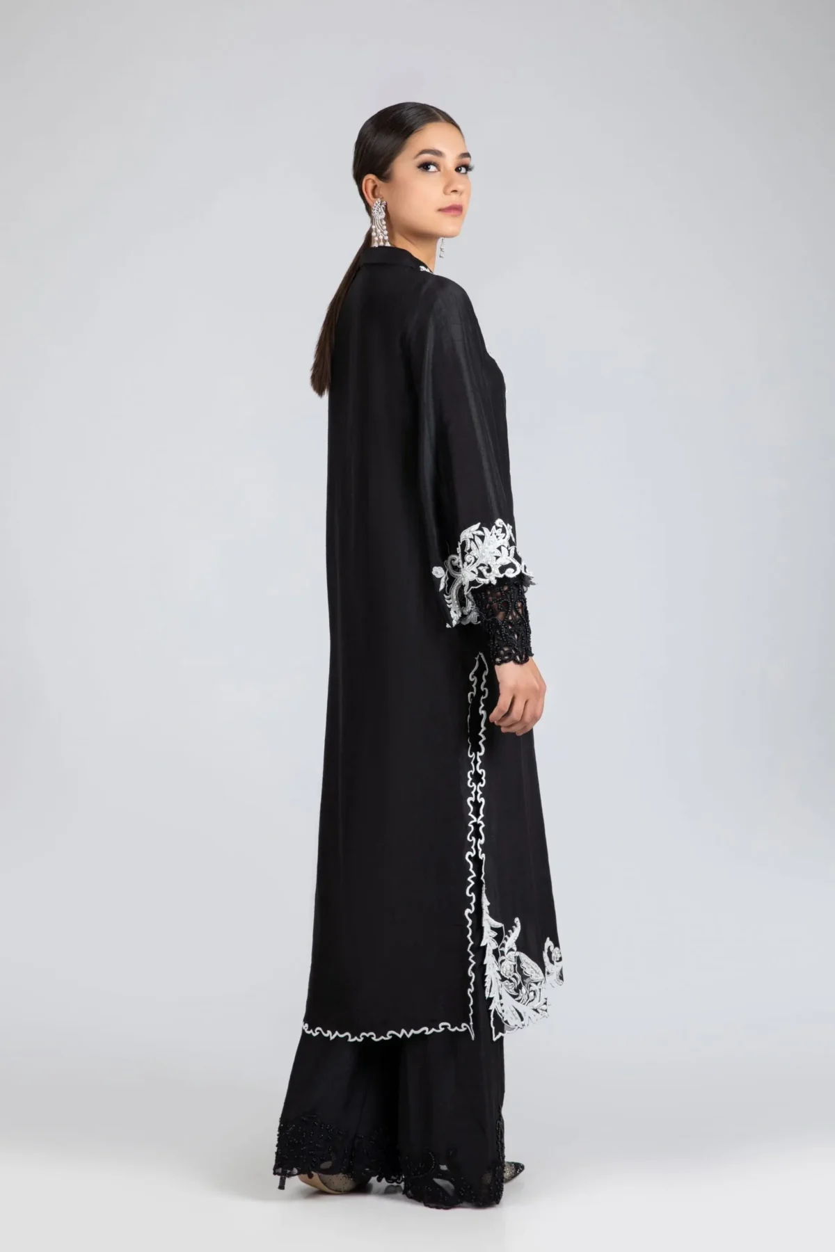 Luxury Pret 30014-Black By Ayesha Somaya