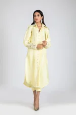 Luxury Pret 30018-LemonYellow By Ayesha Somaya