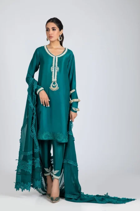 Luxury Pret 30020-Emerald By Ayesha Somaya