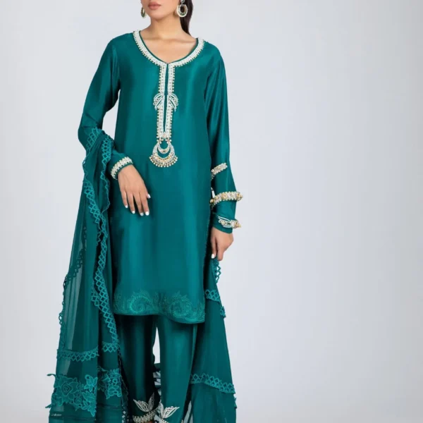 Luxury Pret 30020-Emerald By Ayesha Somaya