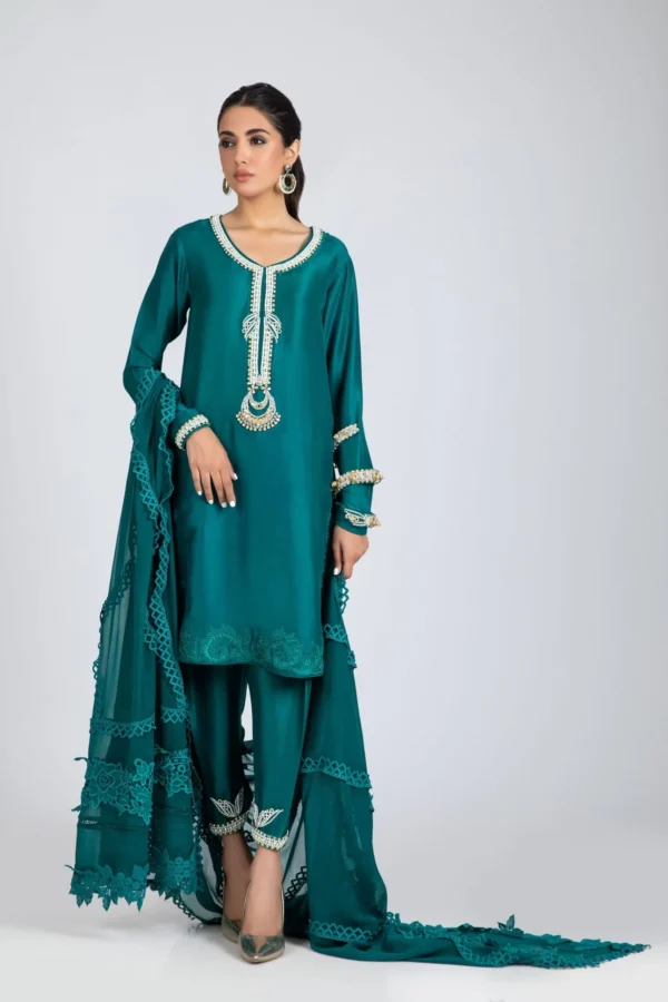 Luxury Pret 30020-Emerald By Ayesha Somaya