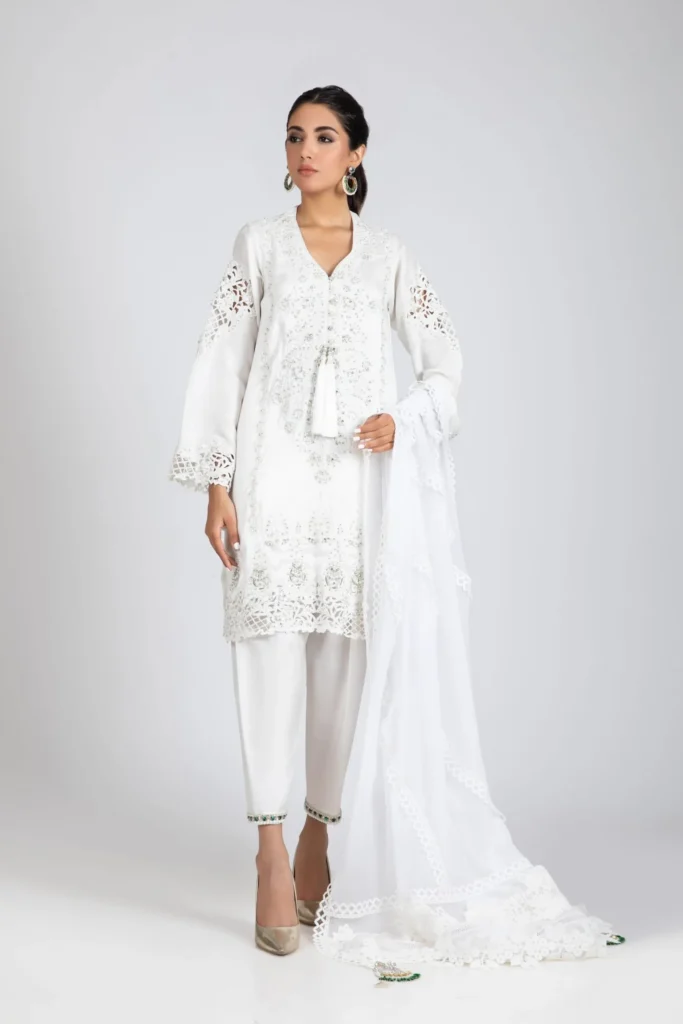 Luxury Pret 30021-White By Ayesha Somaya