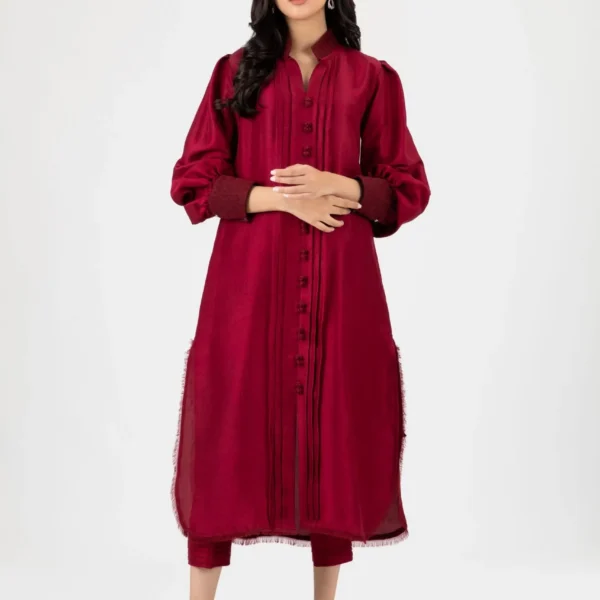 Luxury Pret 15101-Maroon By Ayesha Somaya