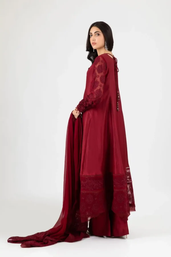 Luxury Pret 15109-Ruby-Red By Ayesha Somaya