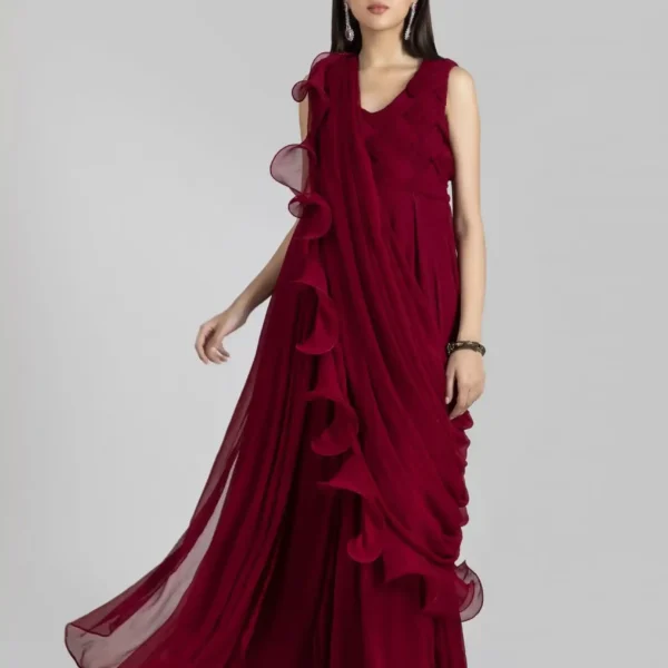 Luxury Pret 30004-Maroon By Ayesha Somaya