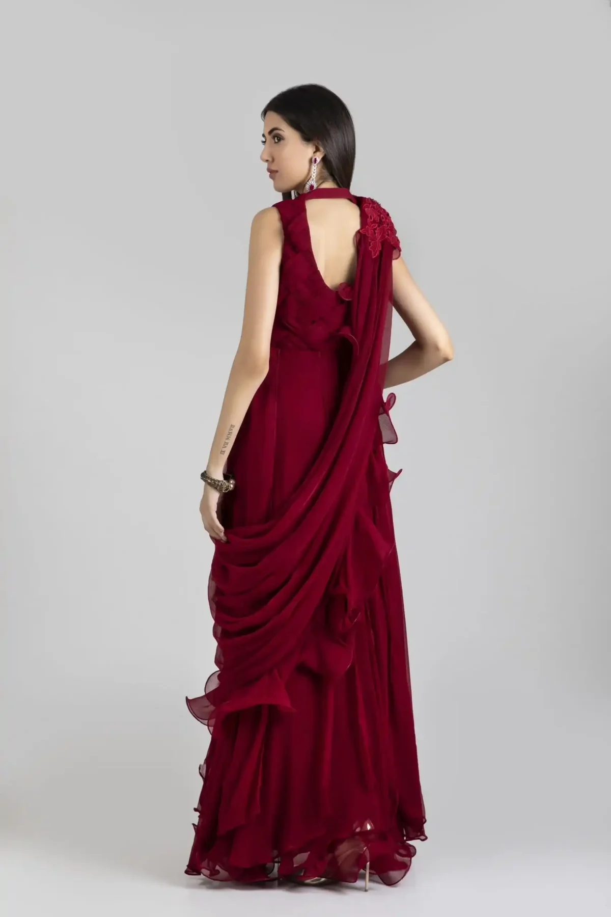 Luxury Pret 30004-Maroon By Ayesha Somaya