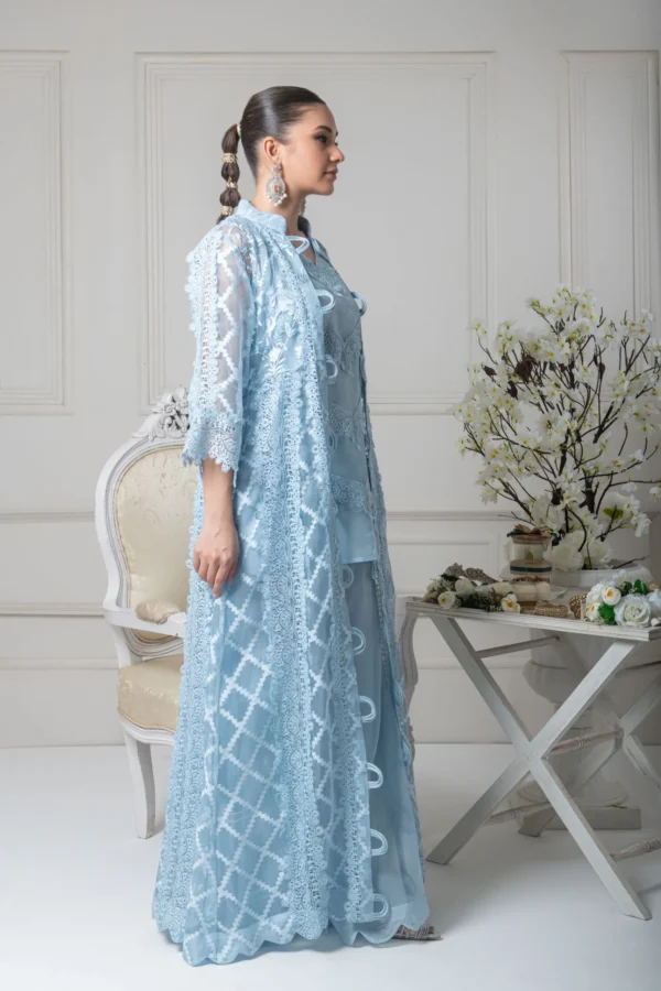 Luxury Pret 15782-DuskyBlue By Ayesha Somaya