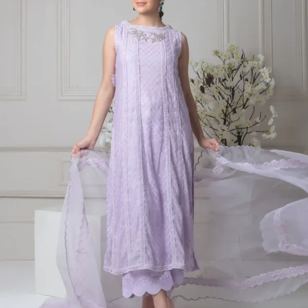 Luxury Pret 15774-Lilac By Ayesha Somaya