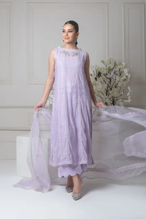 Luxury Pret 15774-Lilac By Ayesha Somaya