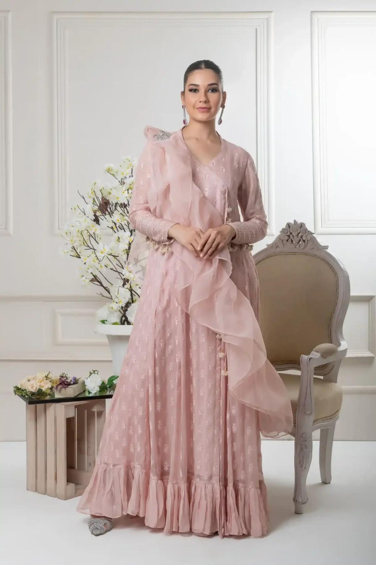 Luxury Pret 15780-Pink By Ayesha Somaya