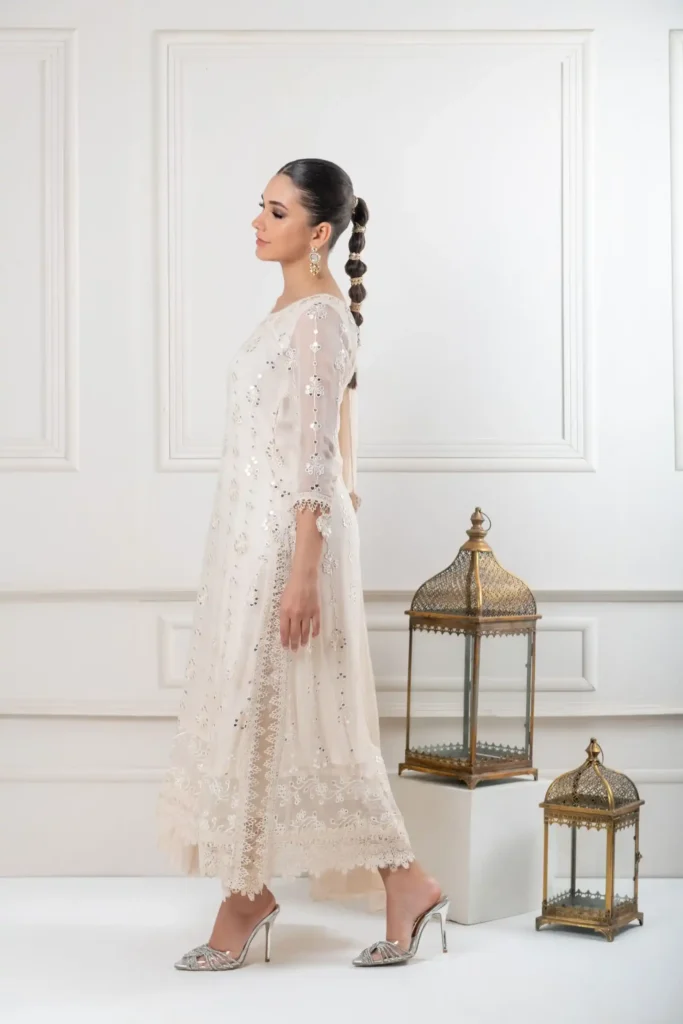 Luxury Pret 15776-Ivory By Ayesha Somaya