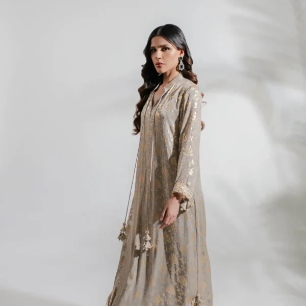 Luxury Pret 15869-Silver By Ayesha Somaya