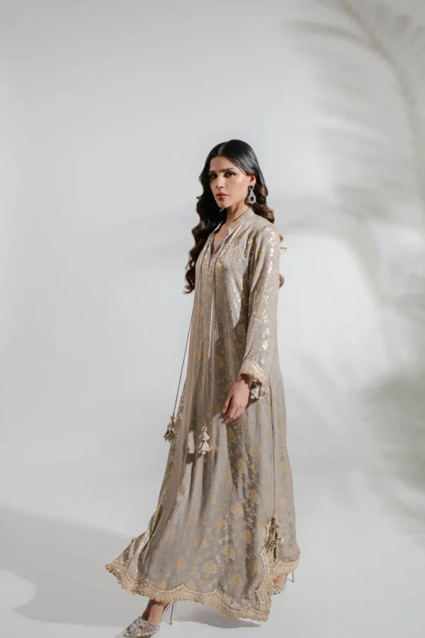 Luxury Pret 15869-Silver By Ayesha Somaya