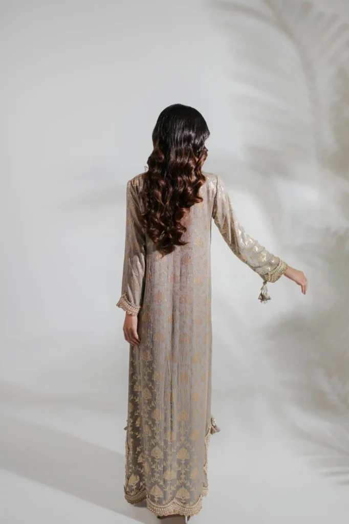 Luxury Pret 15869-Silver By Ayesha Somaya