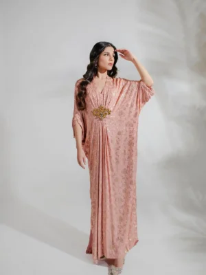 15868-Pink Kaftans By Ayesha Somaya