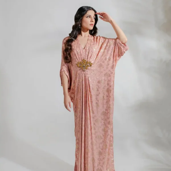 15868-Pink Kaftans By Ayesha Somaya