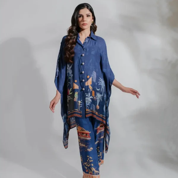 Luxury Pret 15885-Navy By Ayesha Somaya