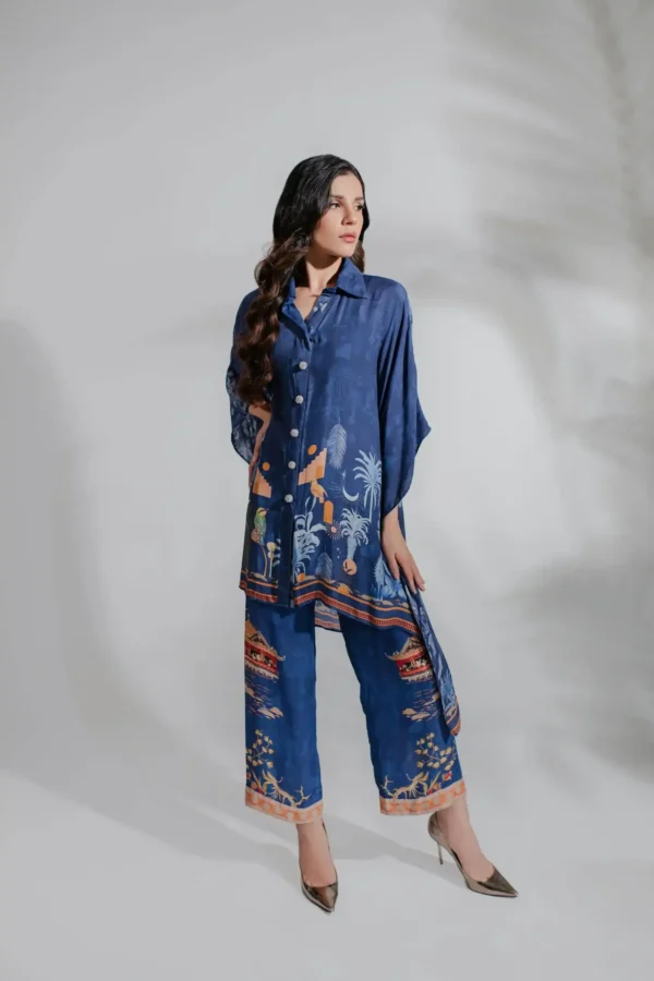 Luxury Pret 15885-Navy By Ayesha Somaya