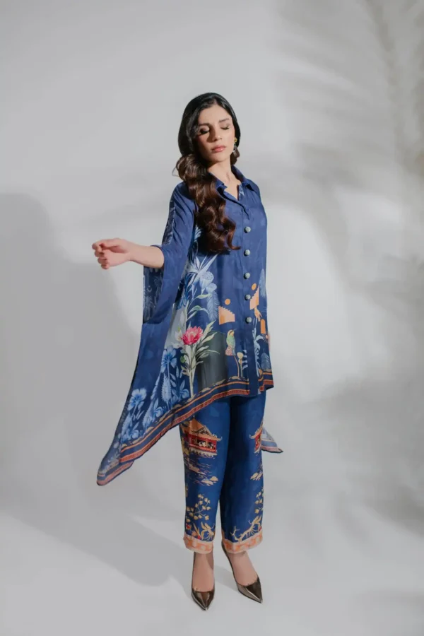 Luxury Pret 15885-Navy By Ayesha Somaya