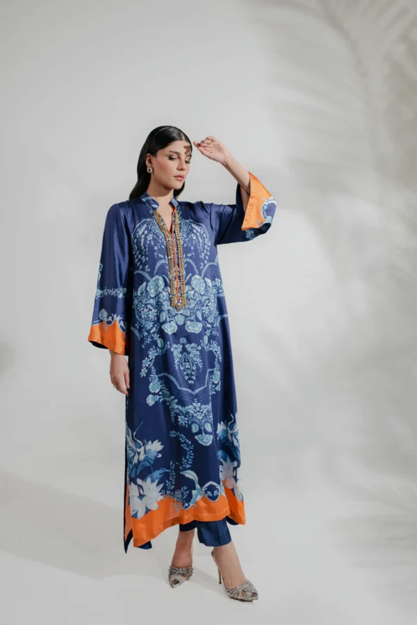 Luxury Pret 15878-Navy By Ayesha Somaya