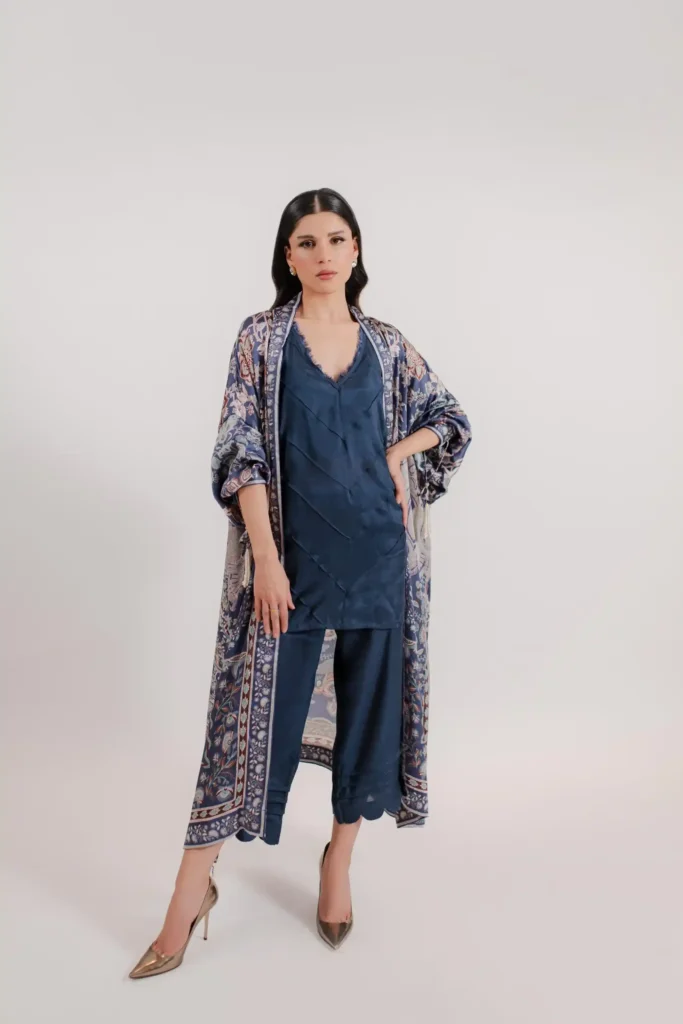 Luxury Pret 15880-Blue By Ayesha Somaya