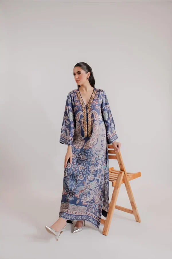 Luxury Pret 15876-Blue By Ayesha Somaya