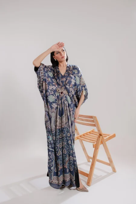 15872-Blue Kaftans By Ayesha Somaya