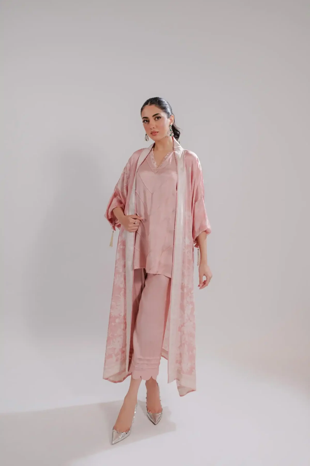 Luxury Pret 15879-RosePink By Ayesha Somaya