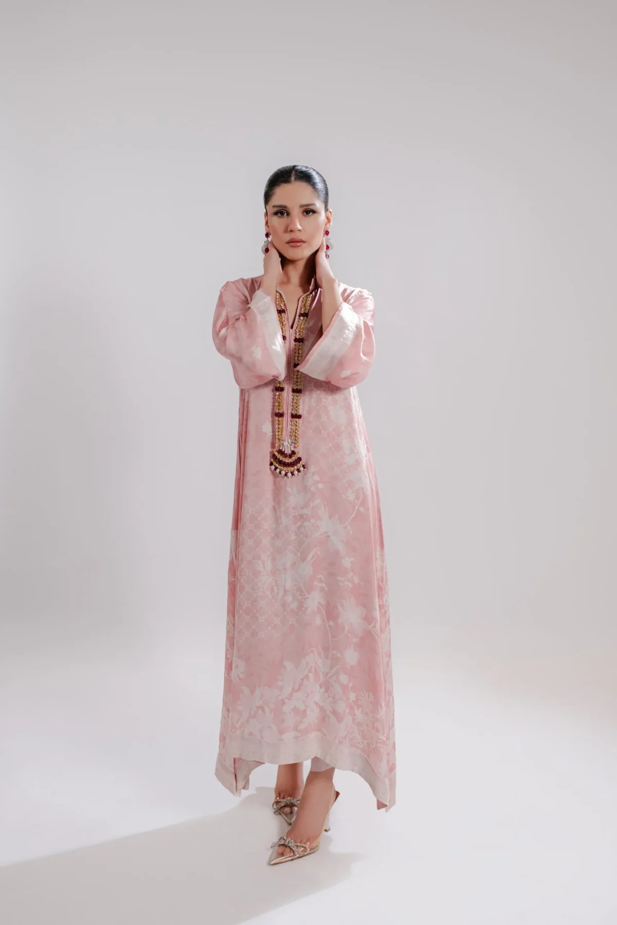 Luxury Pret 15875-RosePink By Ayesha Somaya