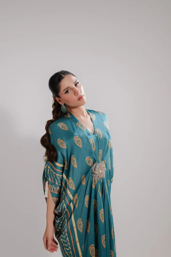 15873-Green Kaftans By Ayesha Somaya