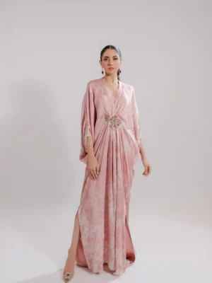 15871-RosePink Kaftans By Ayesha Somaya