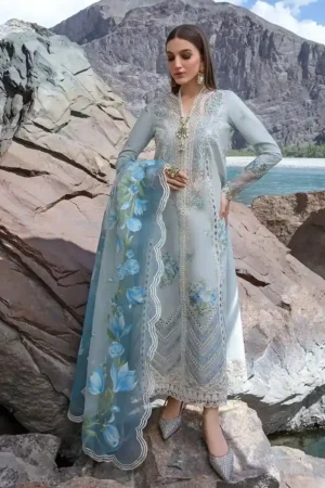 Lawn 24 Ice Blue By Crimson