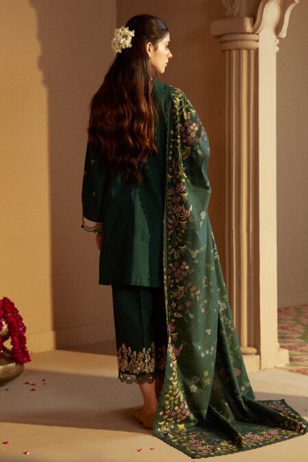 Cross Stitch Emerald Forest-3 PC Khaddar Embroidered Suit