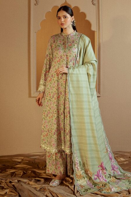 Cross Stitch Sage Bloom-3 PC Marina Printed Suit