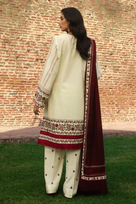 Zara Shahjahan Winter Unstitched 24 Farideh-D1