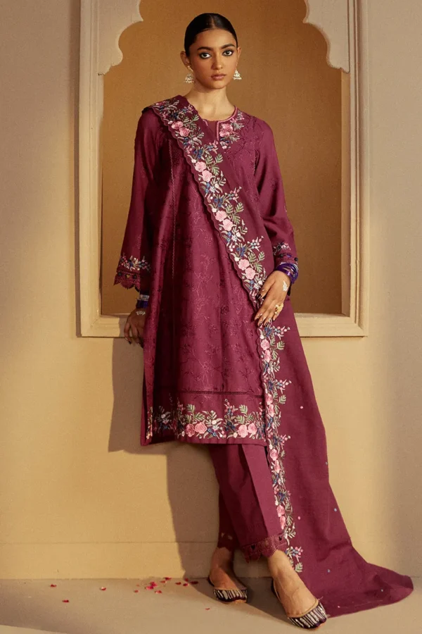 Cross Stitch PLUM RADIANCE-3 PC-3 PC Suit