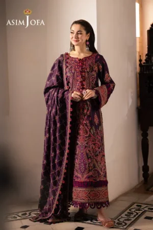 Pashmina By Asim Jofa AJKI-02 Embroidered Twill 3 PC
