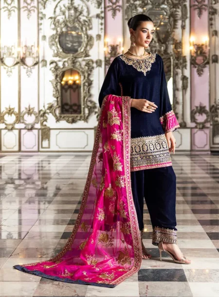 Tara By Zainab Chottani Velvet Unstitched 24