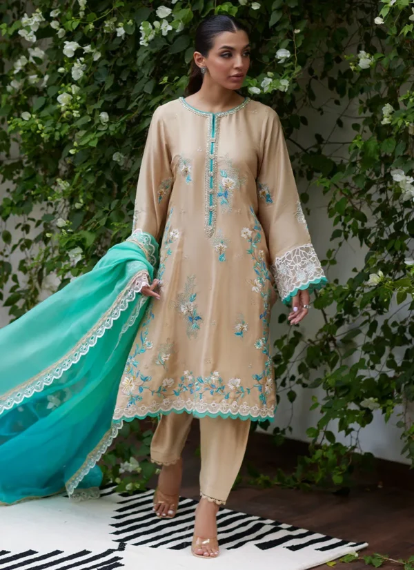 Venia French Beige Shalwar Farah Talib Aziz