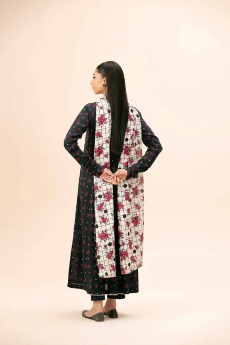 Nishat Linen Winter 24 3 Piece - Printed Suit - 42404533