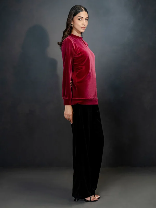 Limelight Dyed Velour Top