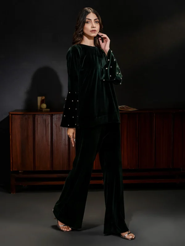 Limelight Embellished Velour Co-Ord Set