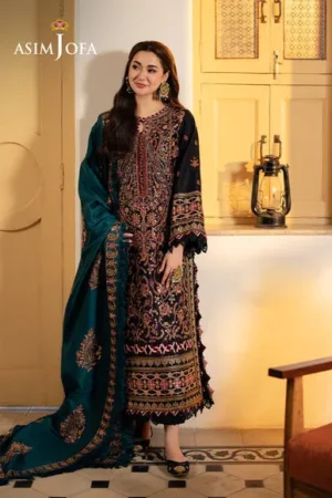 Pashmina By Asim Jofa AJKI-06 Embroidered Twill 3 PC