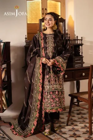 Pashmina By Asim Jofa AJKI-09 Embroidered Twill 3 PC
