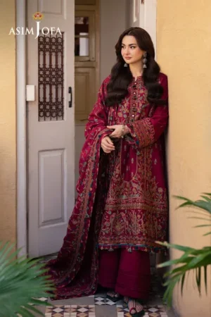 Pashmina By Asim Jofa AJKI-10 Embroidered Twill 3 PC
