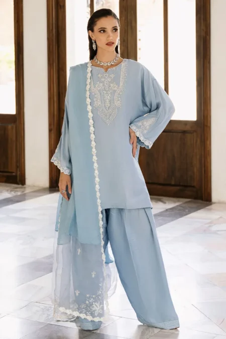 Luxury pret Delphinium By Ansab Jahangir