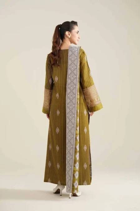 Nishat Linen Winter 24 Printed Embroidered Suit - 42404529