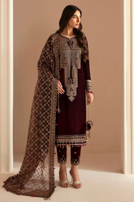 Jazmin Embroidered Velvet Formal VF-2022